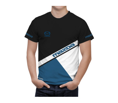 Mazda Schwarz Blau T-Shirt Mazda Schwarz Blau T-Shirt