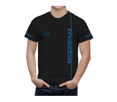 Mazda Schwarz T-Shirt Mazda Schwarz T-Shirt