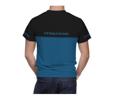 Mazda Schwarz Blau T-Shirt Mazda Schwarz Blau T-Shirt