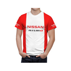 Nissan Red White T-Shirt