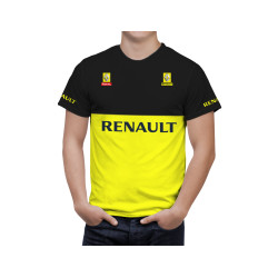 Renault Black Yellow T-Shirt