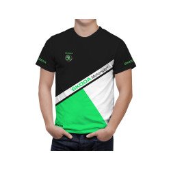 Skoda Black Green Umbro T-Shirt