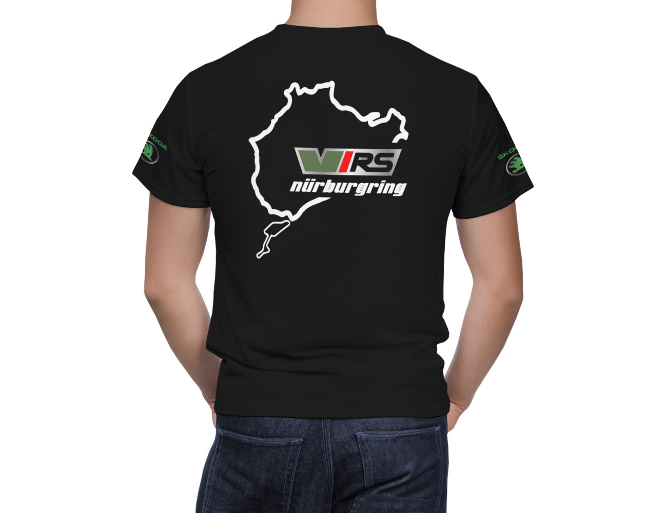 Skoda Nurburgring Black T-Shirt Skoda Nurburgring Black T-Shirt, SNBTS--9479
