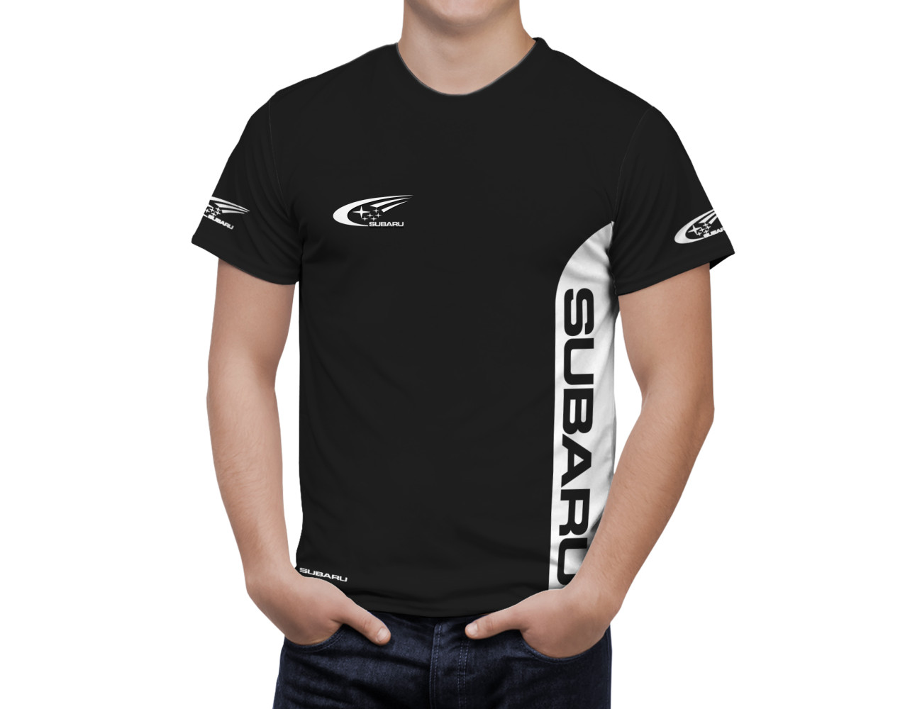 Subaru Black T-Shirt, SBTS--3554