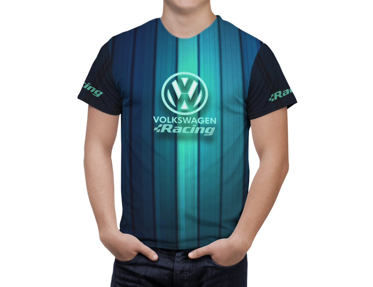 Volkswagen Black T-Shirt, VBTS--5700