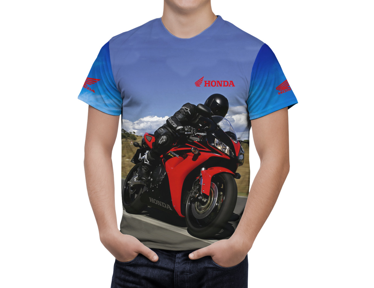 Honda Blue Motor T-Shirt