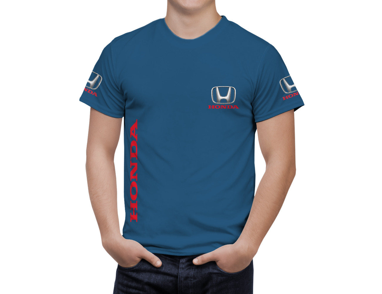 Honda Blue T-Shirt, HBTS--317