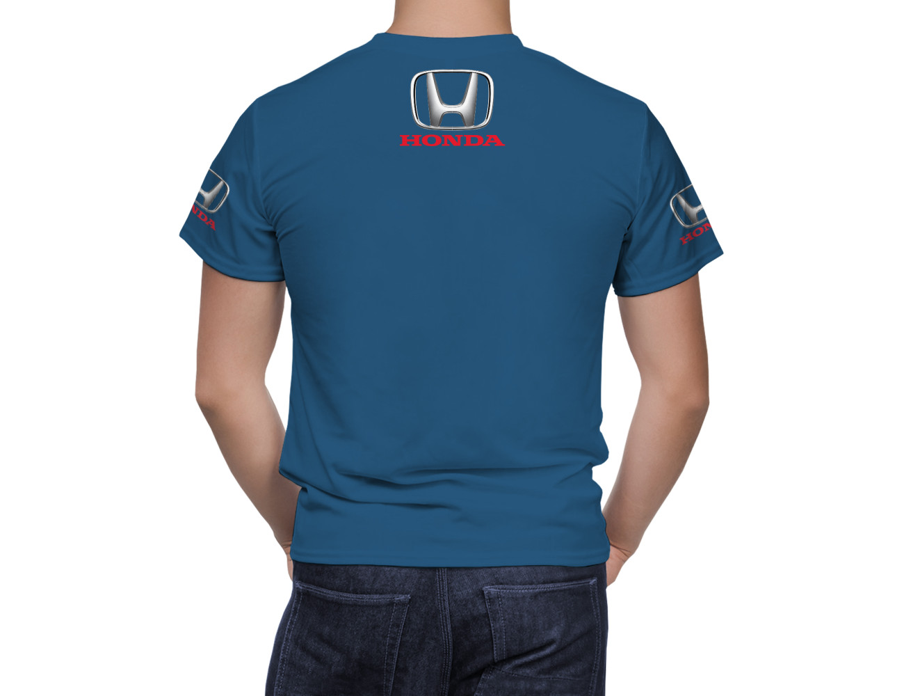 Honda Blue T-Shirt, HBTS--317