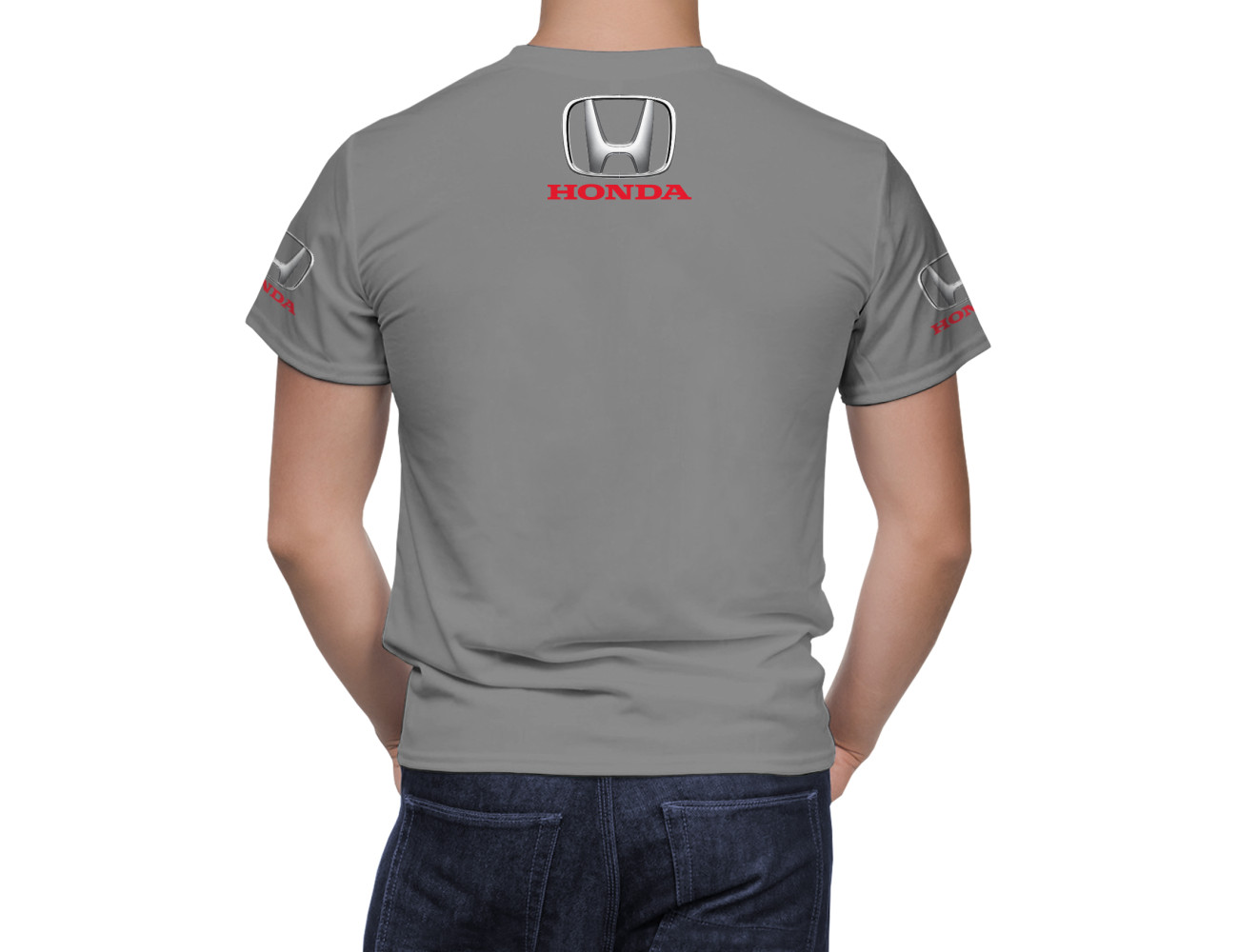 Honda Grey T-Shirt, HGTS--148