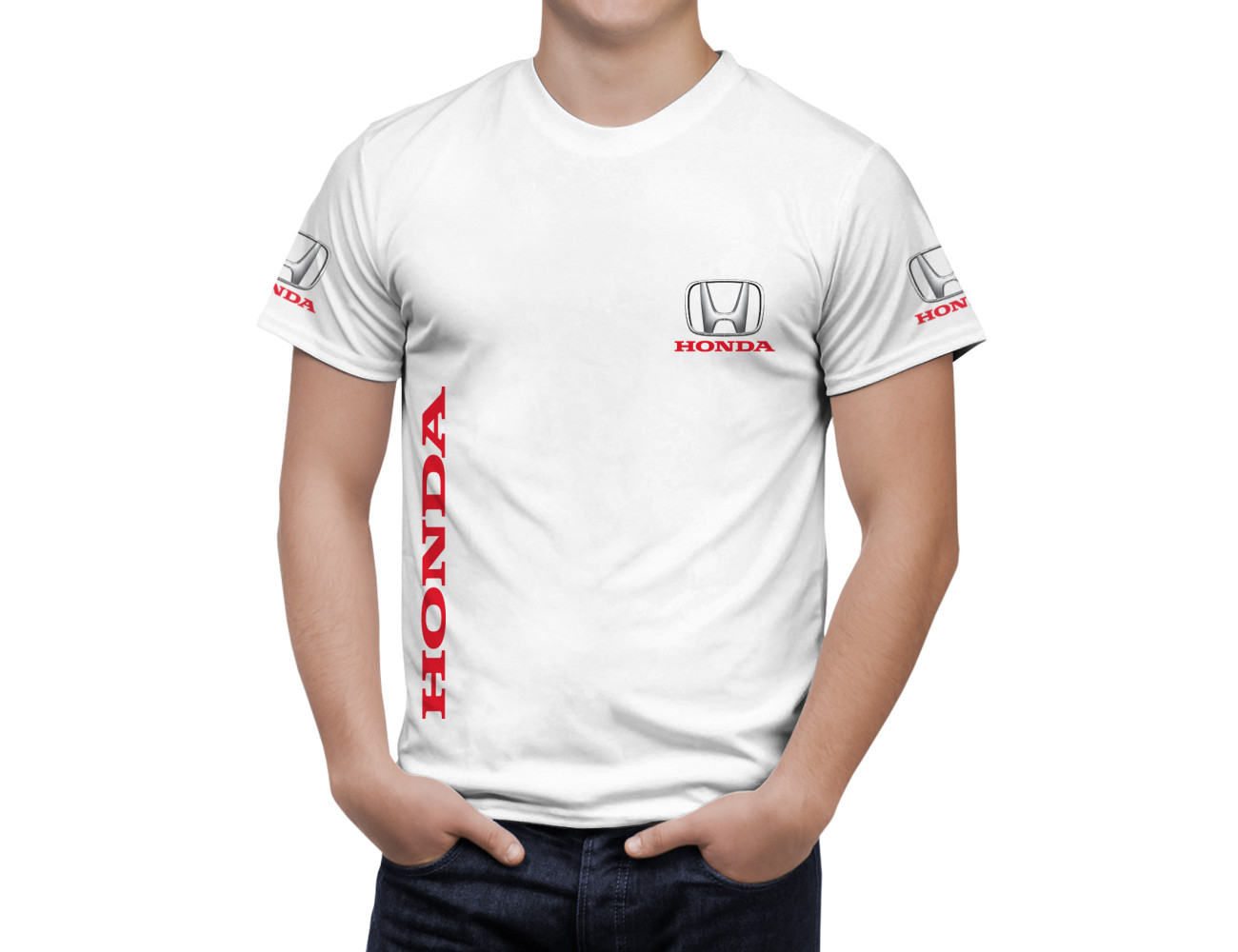 Honda White T-Shirt, HWTS--7852