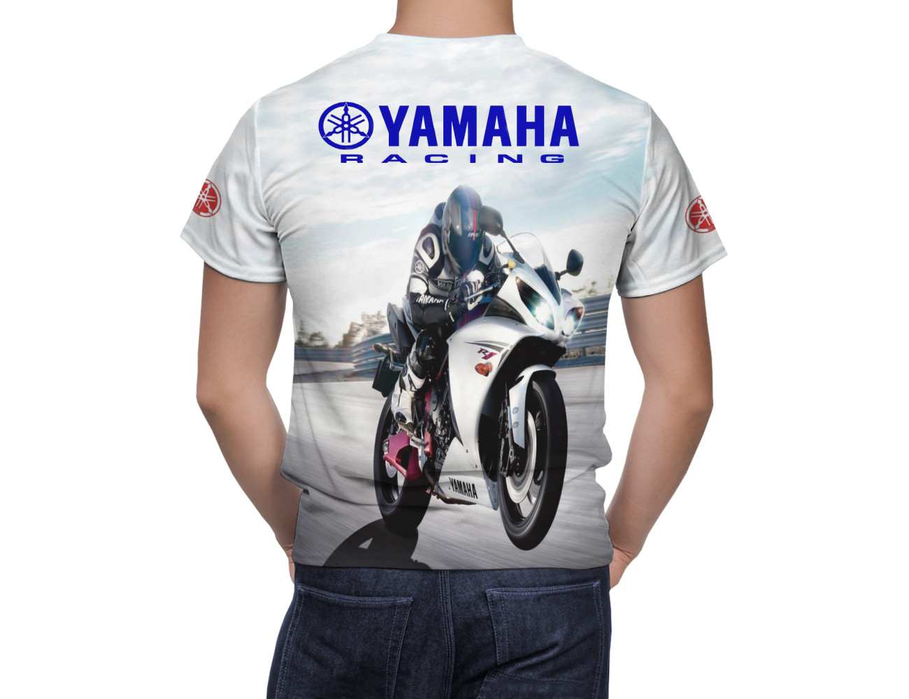 Yamaha White T-Shirt, YWTS--3247