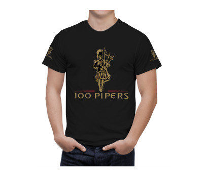 100 Pipers Whisky T-Shirt