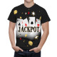 Casino Jackpot Card T-Shirt, POKER--1