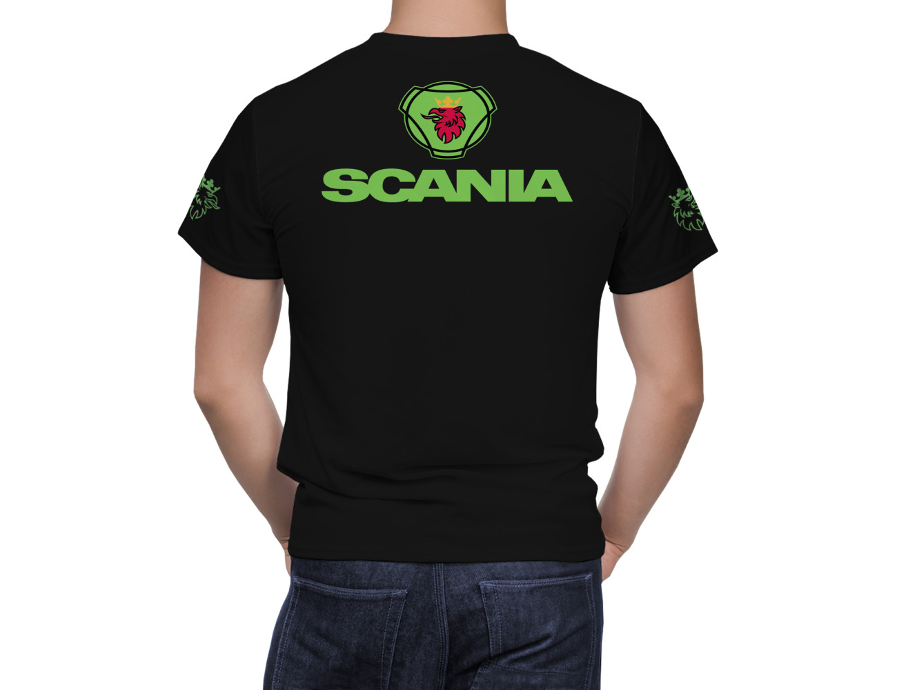 Scania Godzila Truck V8 R730 R520 S730 LKW Trucker T-Shirt, scania-godzila-truck-tshirt