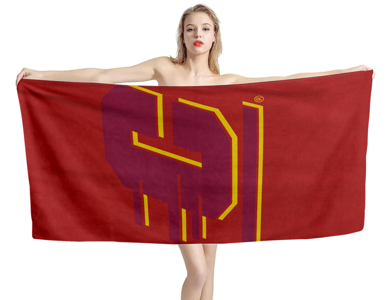 Central Michigan Chippewas Beach Towel, NCAA--28