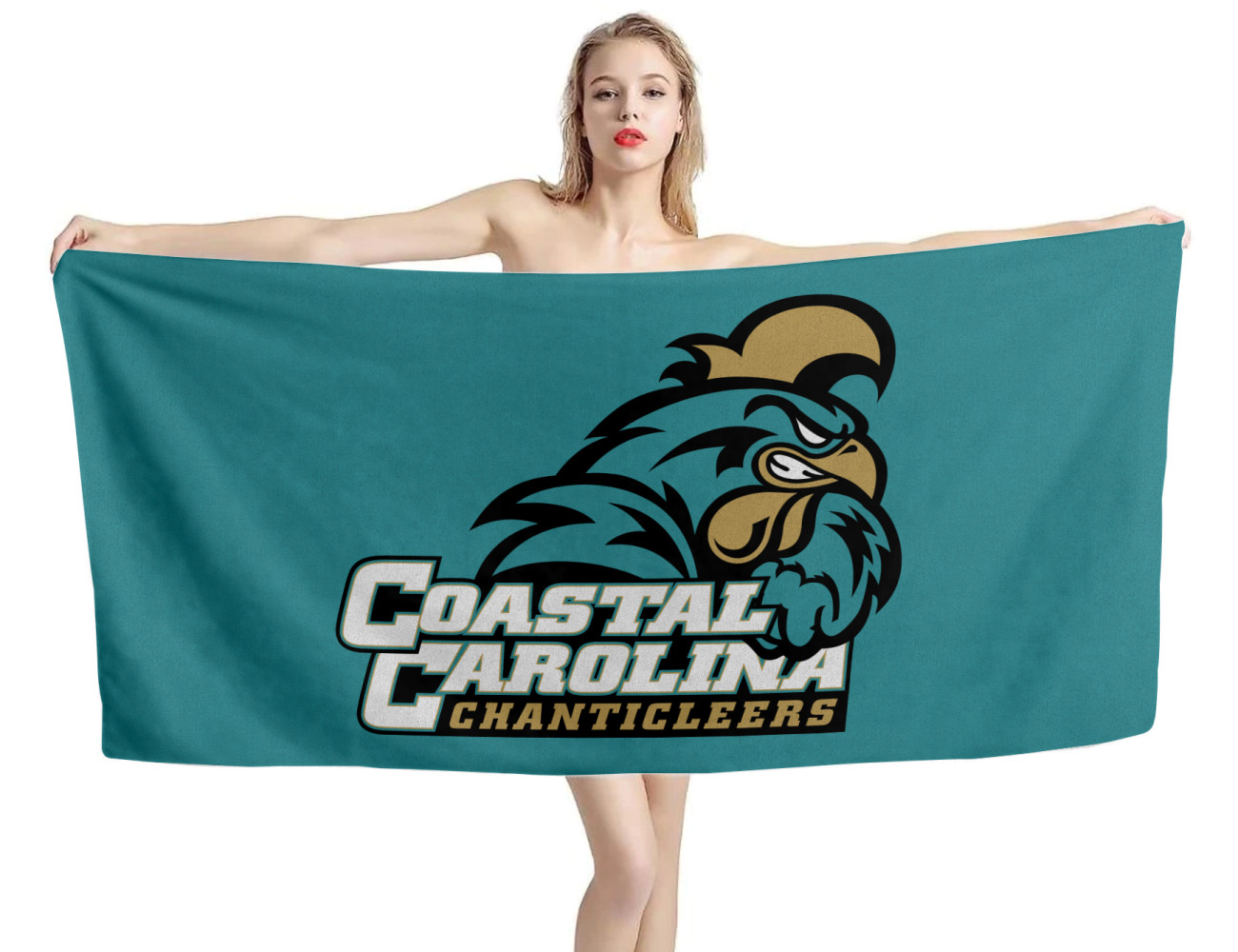 Coastal Carolina Chanticleers Beach Towel