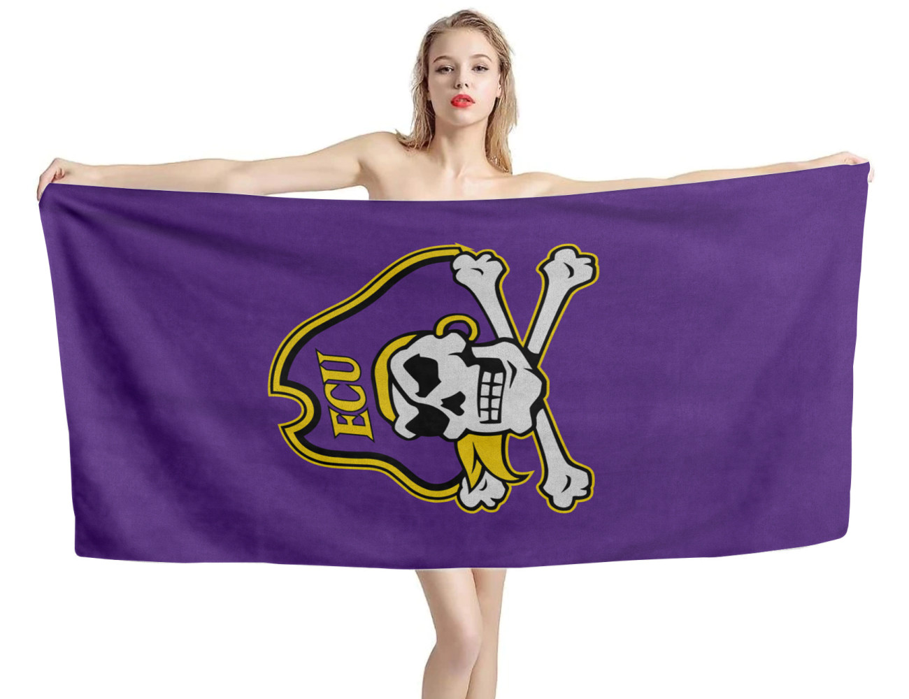 East Carolina Pirates Beach Towel