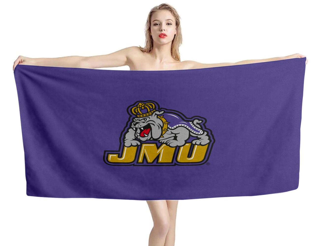 James Madison Dukes Beach Towel