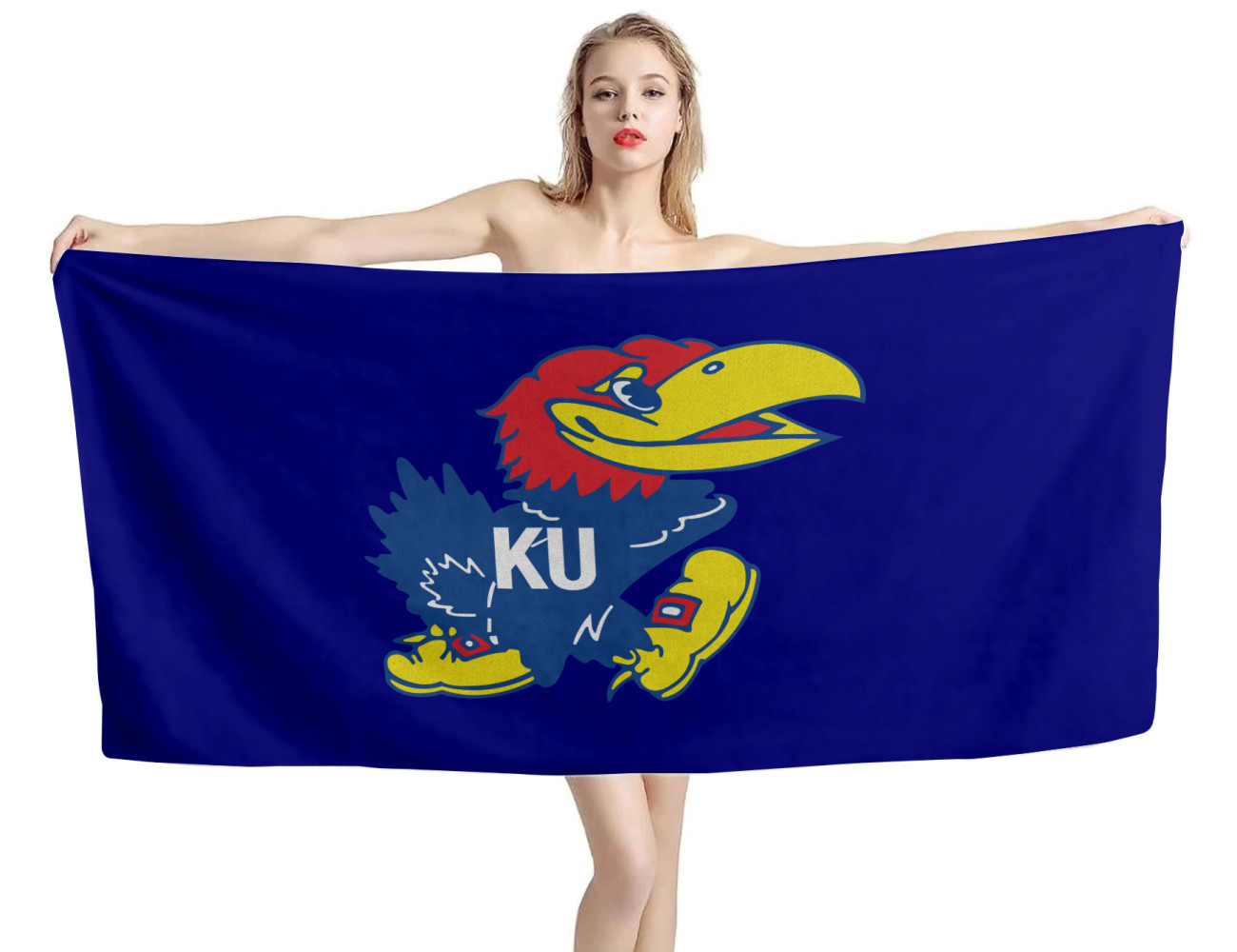 Kansas Jayhawks Beach Towel