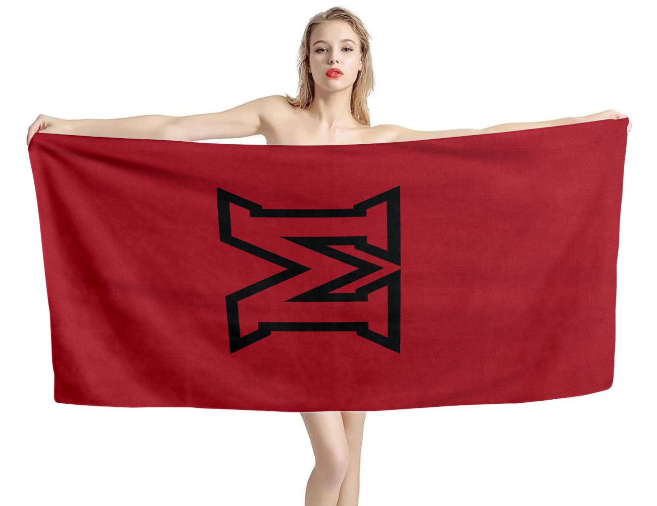 Miami (OH) RedHawks Beach Towel, NCAA--31