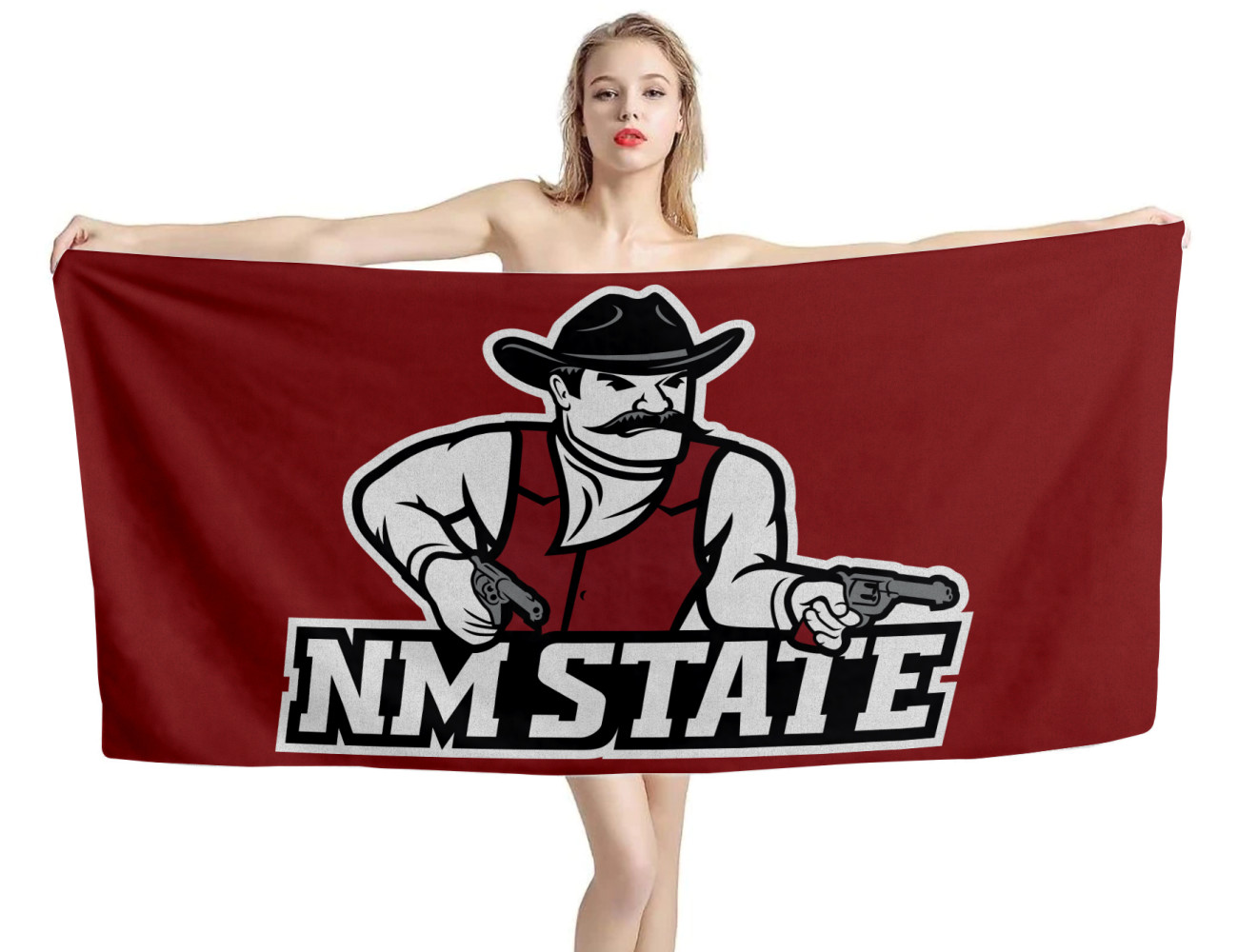 New Mexico State Aggies Beach Towel