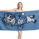 North Carolina Tar Heels Beach Towel