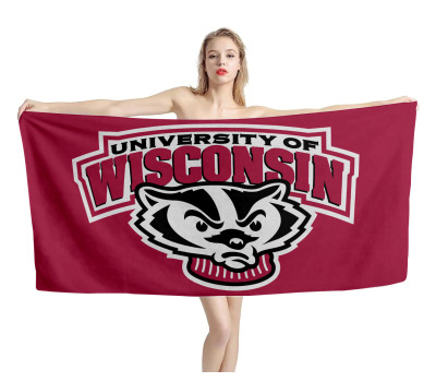 Wisconsin Badgers NCAA Beach Towel