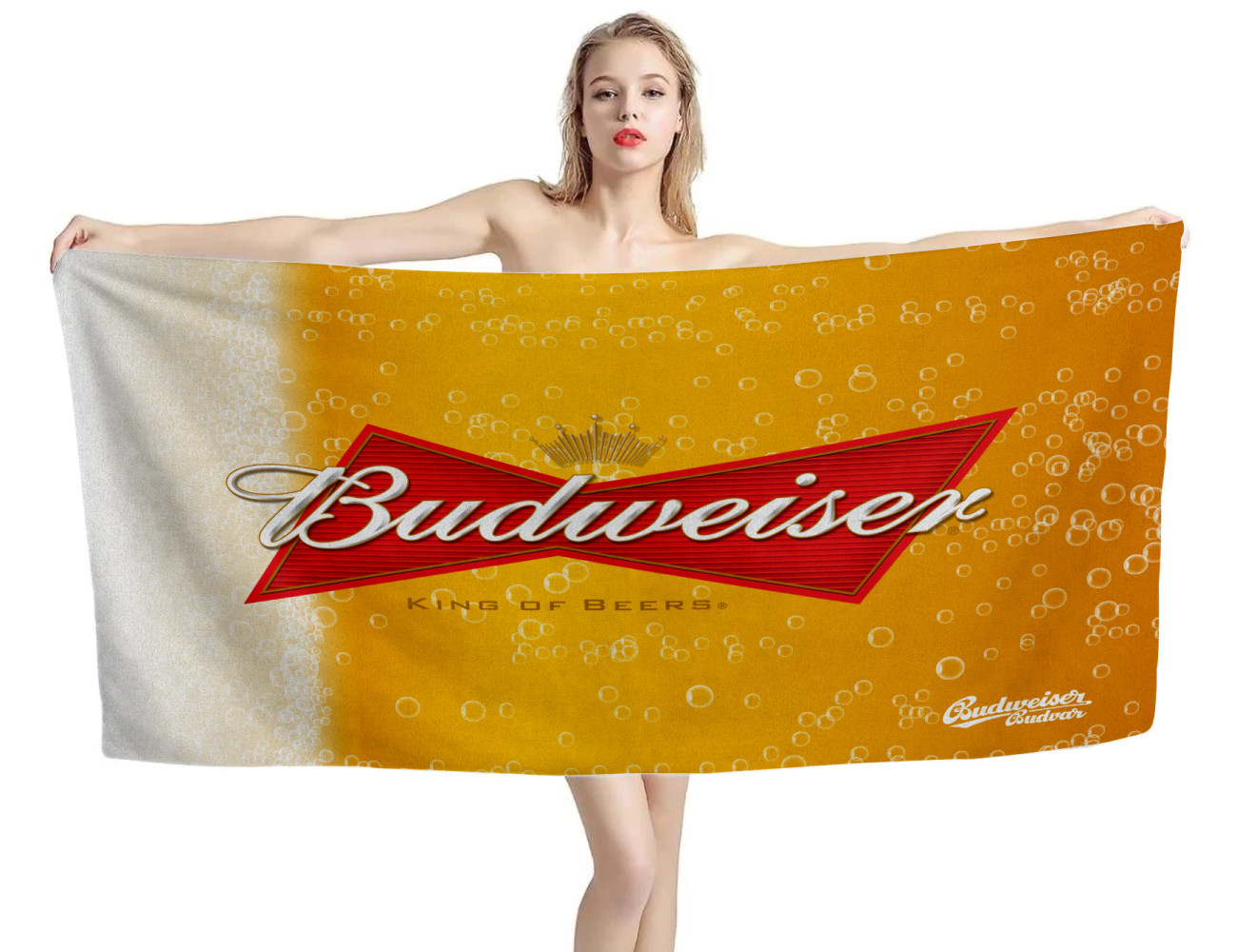 Budweiser Beer Beach Towel