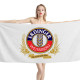 Erdinger Weissbrau Beer White Beach Towel, BEER--TOWEL-7