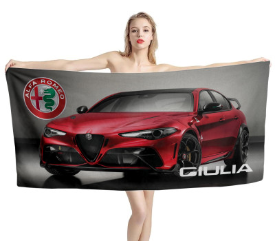 Alfa Romeo Giulia Beach Towel