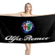 Alfa Romeo Black Beach Towel, ALFABL