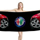 Alfa Romeo Sprint Black Beach Towel, ALFASPRI