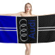 Audi Carbon Blue Beach Towel, AUDICARBON01