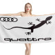 Audi Quattro White Beach Towel, AUDI--2