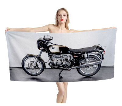 1974 BMW R90 S Motorbikes Beach Towel