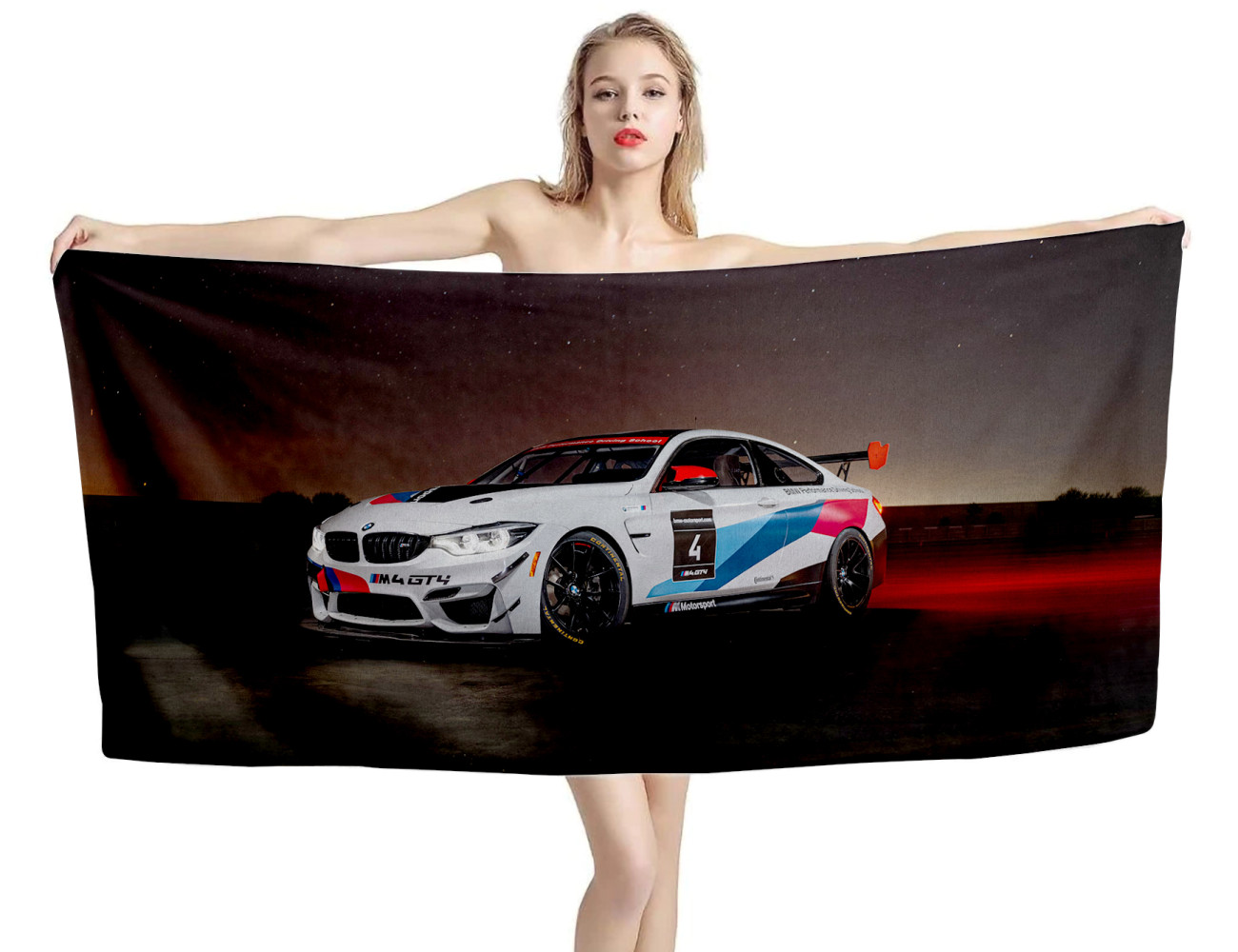 BMW M4 GT4 Experience Beach Towel, BMW--GT-2