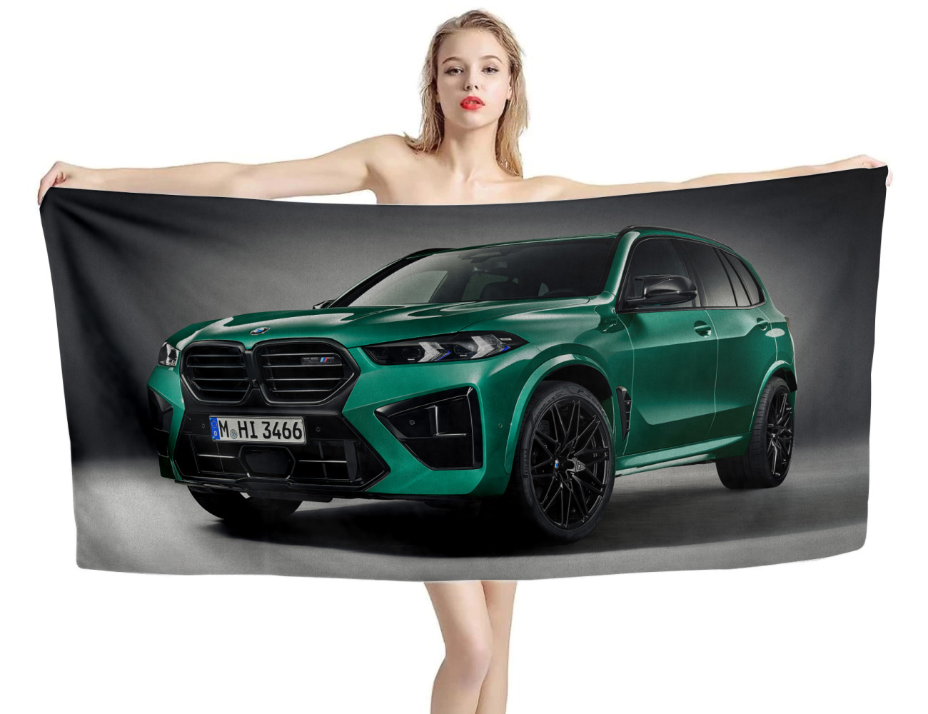 BMW X5 M Competition Beach Towel