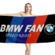 BMW Fan Motorsport Black Beach Towel, BMW-M02