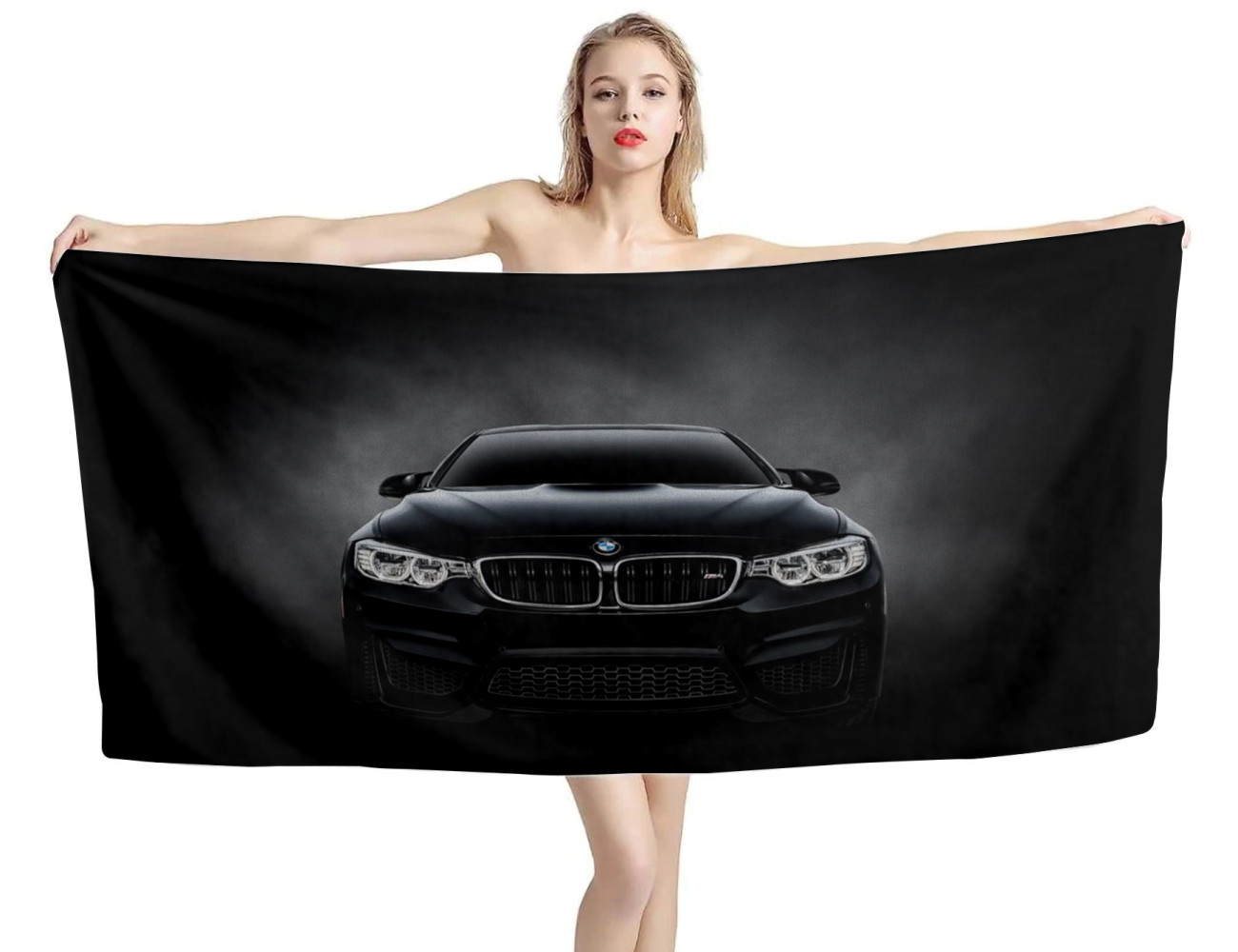 Ultimatum BMW Black Beach Towel, BMW--TOWEL-1