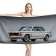 BMW 2002 Turbo Old Car Coupé Beach Towel, BMWOLD