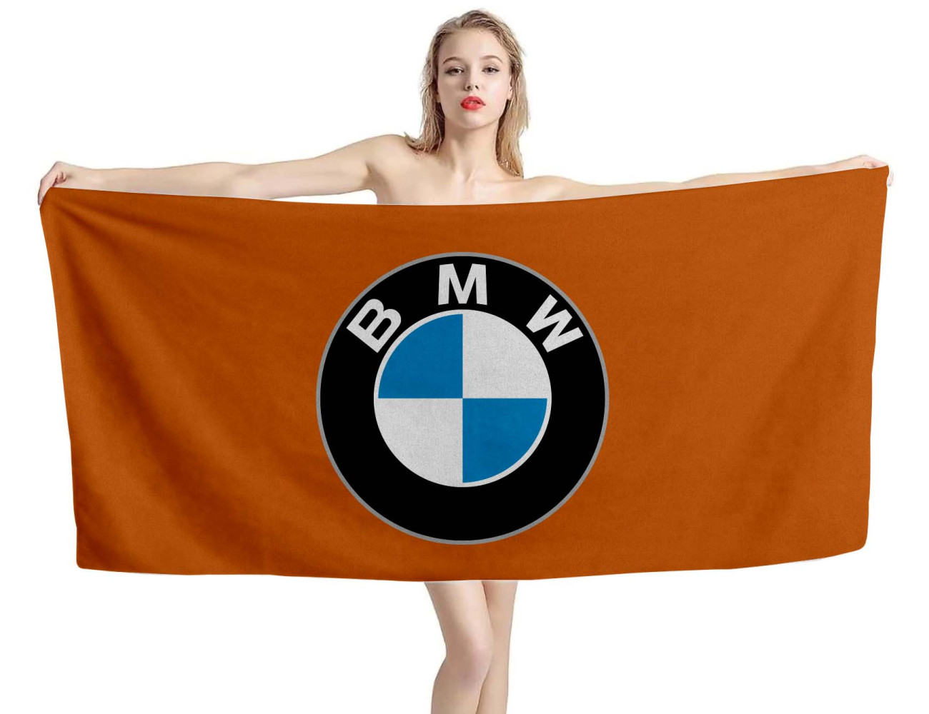 BMW Logo Chocolate Beach Towel, BMW01