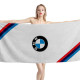 BMW Logo White Beach Towel, BMW20241