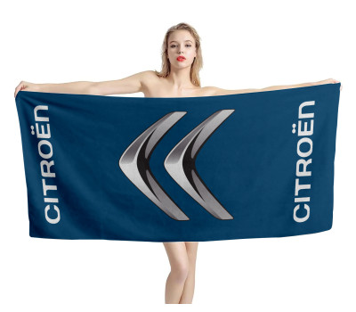 Citroen Logo Blau Strandtücher Citroen Logo Blau Strandtücher