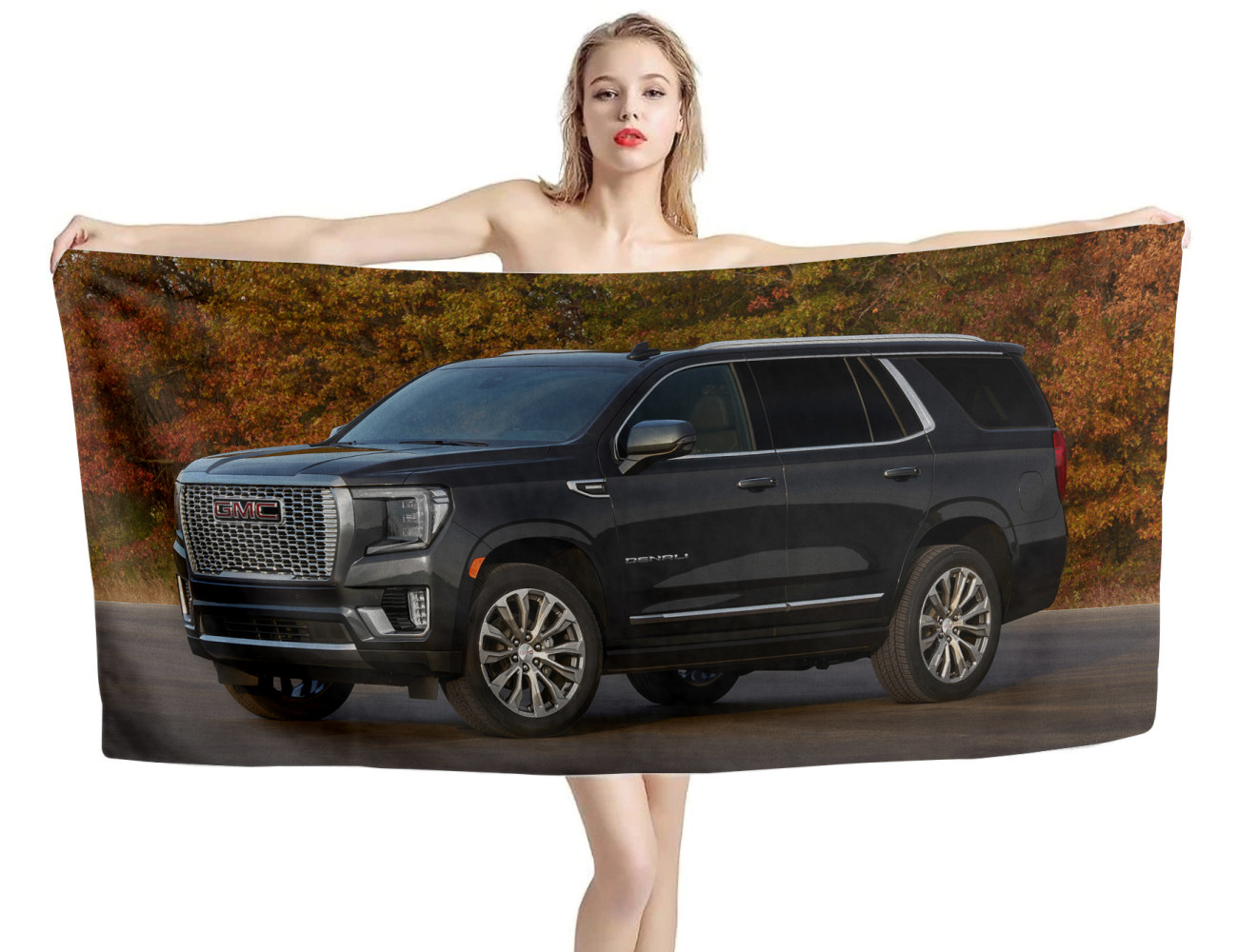 GMC Yukon Denali Duramax Beach Towel, GMC--01