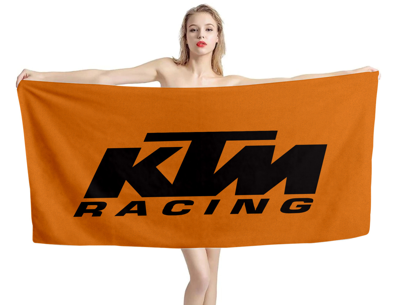 KTM Racing Orange Beach Towel, KTM--02