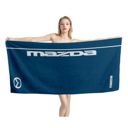 Mazda Blue Beach Towel