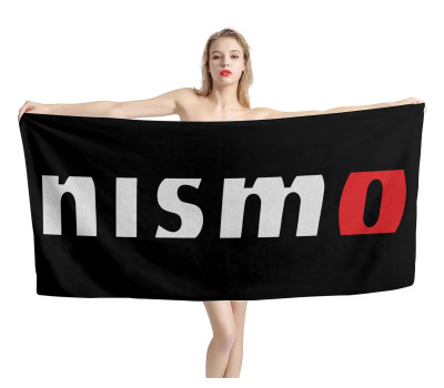 Nissan Nismo Black Beach Towel