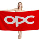 Opel OPC Logo Red Beach Towel, OPEL--10