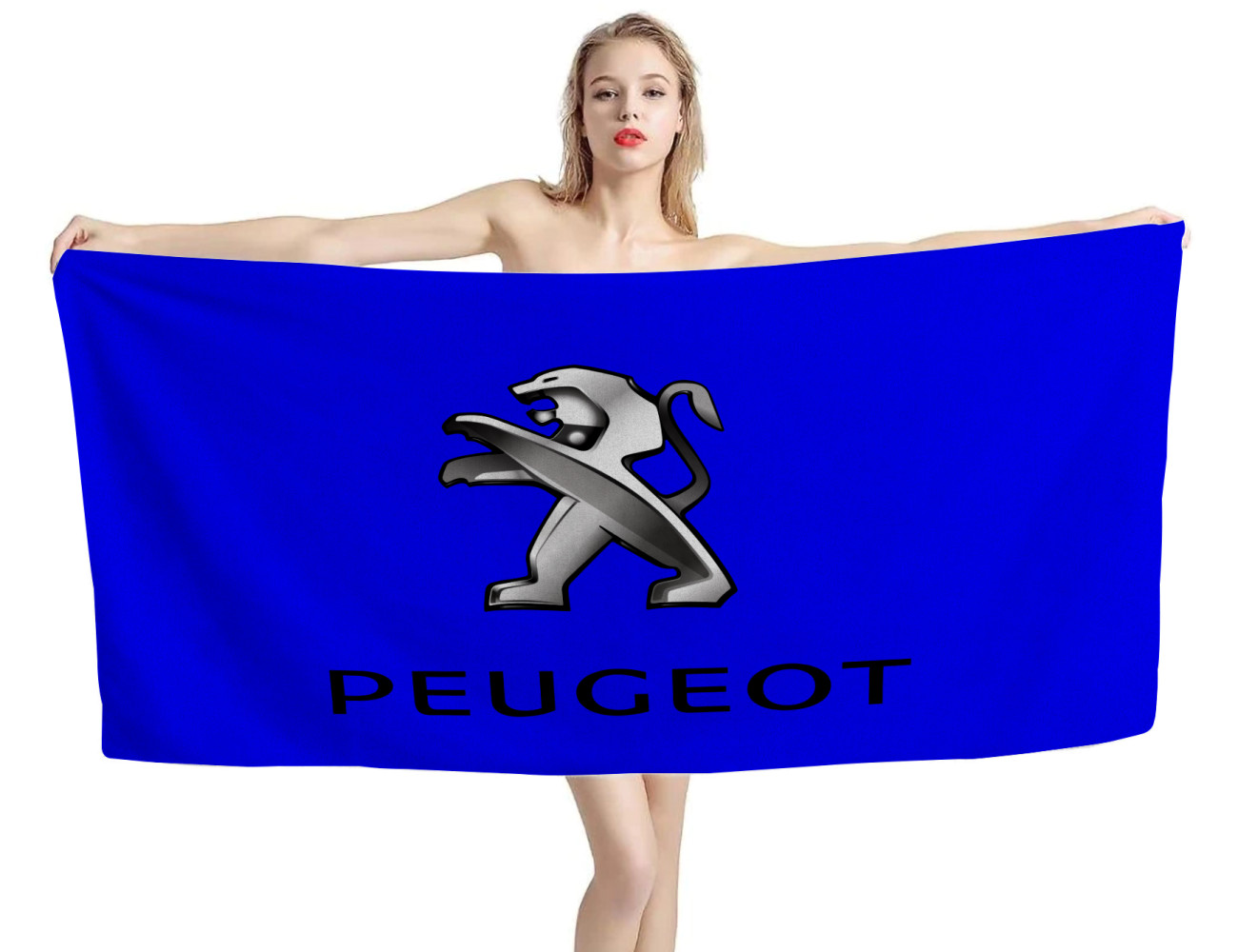 Peugeot Blue Beach Towel, PEUG--19