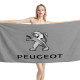 Peugeot Gray Beach Towel, PEUG--21